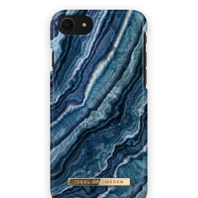 Custodia alla moda per iPhone 8/7/6/6S/SE Indigo Swirl