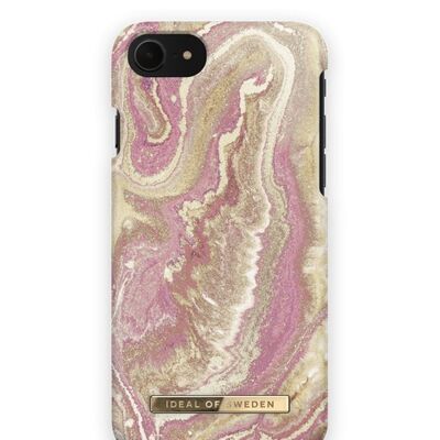 Coque Fashion iPhone 8/7/6/6S/SE Golden Blush Marbl