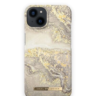 Custodia alla moda per iPhone 13 Sparkle Greige