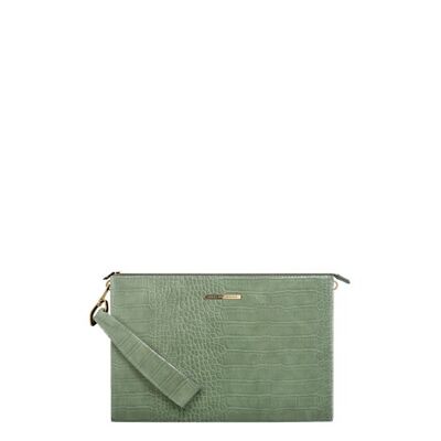 Pouch Sage Croco