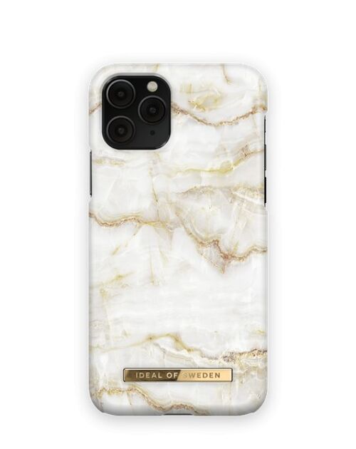 Fashion Case iPhone 11 PRO/XS/X Golden Pearl Marbl