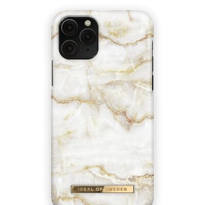 Fashion Case iPhone 11 PRO/XS/X Golden Pearl Marbl