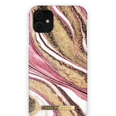 Custodia alla moda iPhone 11/XR Cosmic Pink Swirl