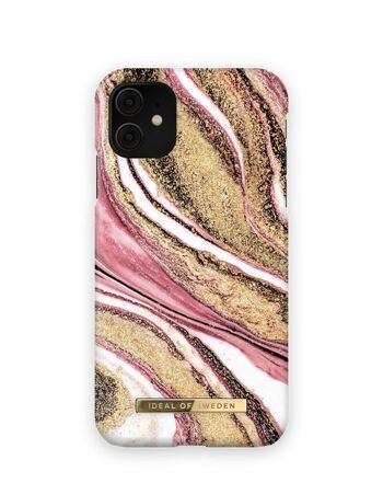 Coque Fashion iPhone 11/XR Cosmic Pink Swirl