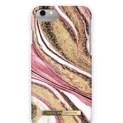 Custodia alla moda per iPhone 8/7/6/6S/SE Cosmic Pink Swirl