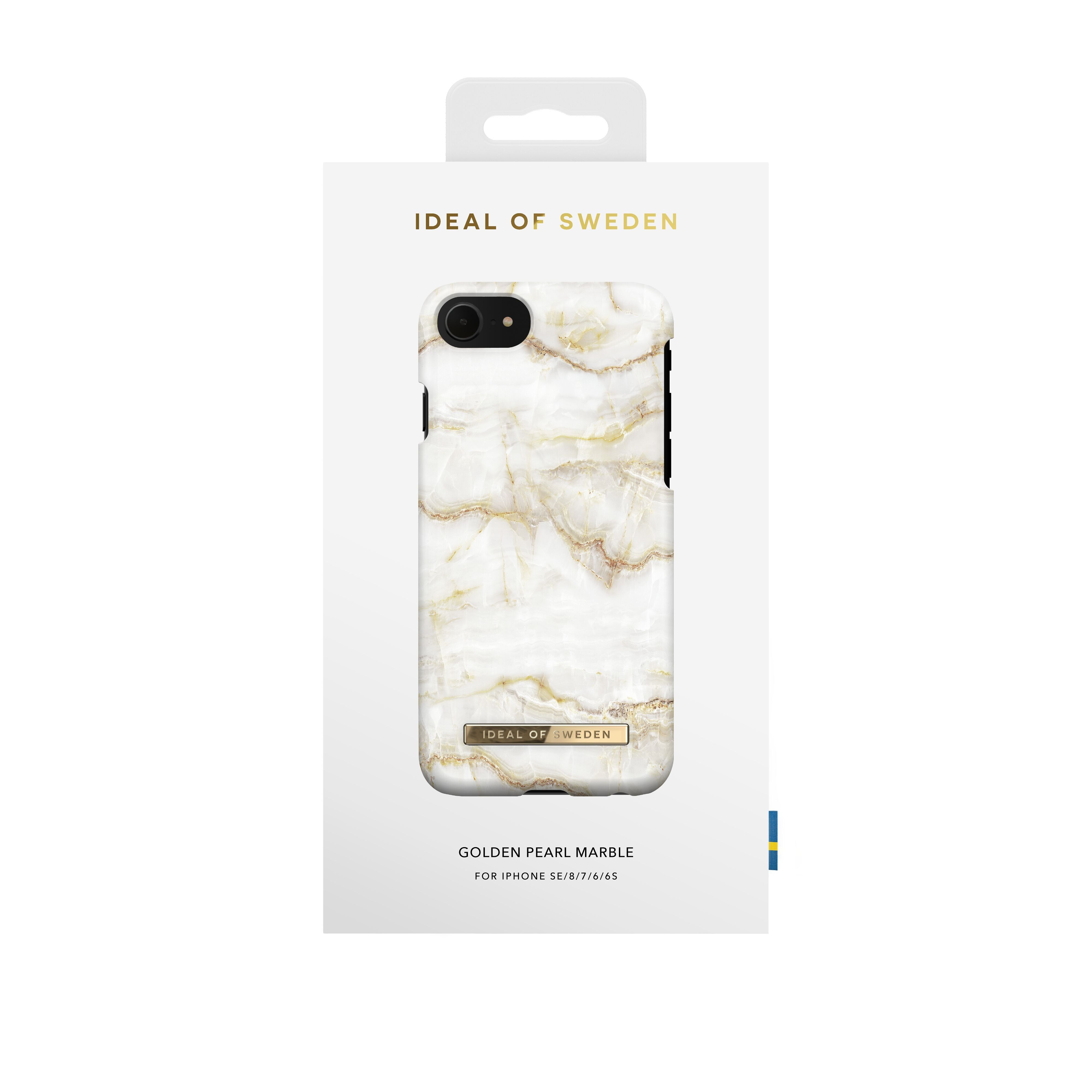 Fashion Case iPhone 8/7/6/6S/SE Golden Pearl Marbl