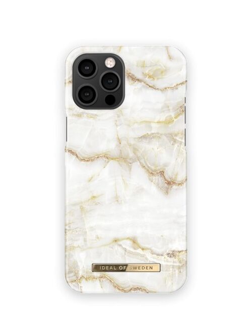 Fashion Case iPhone 13PM/12PM Golden PearlMarb