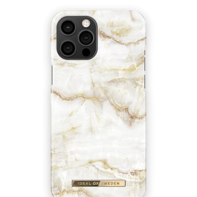 Fashion Case iPhone 13PM/12PM Golden Pearl Marmor