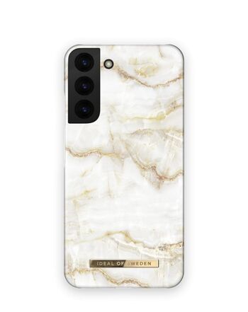 Coque Fashion Galaxy S22P Golden Pearl Marble