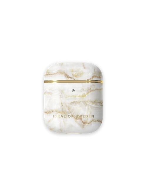 Fashion AirPods Case Golden Pearl Marble