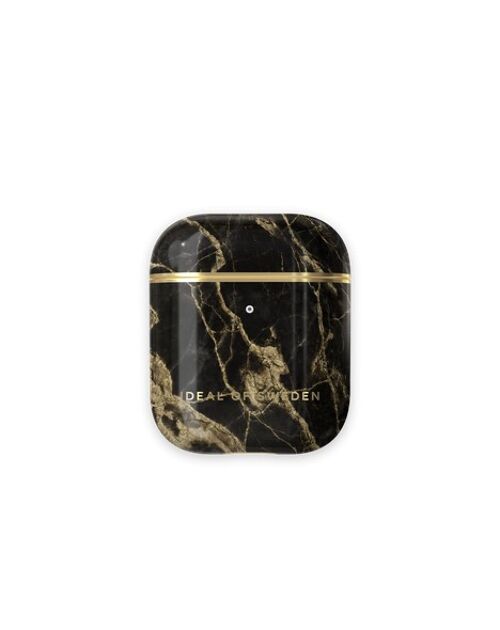 Fashion AirPods Case Golden Smoke Marble