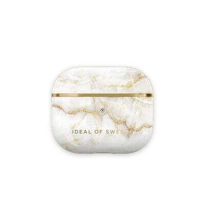 Fashion Airpods Case Gen 3 Golden Pearl Marble