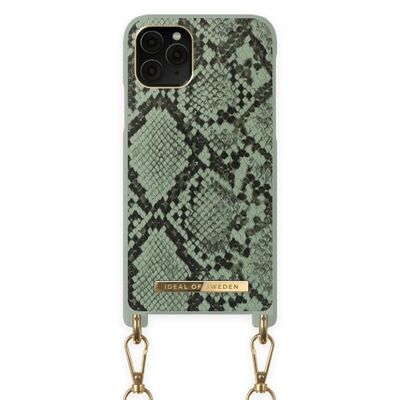 Necklace Case iPhone 11 PRO/XS/X Khaki Python