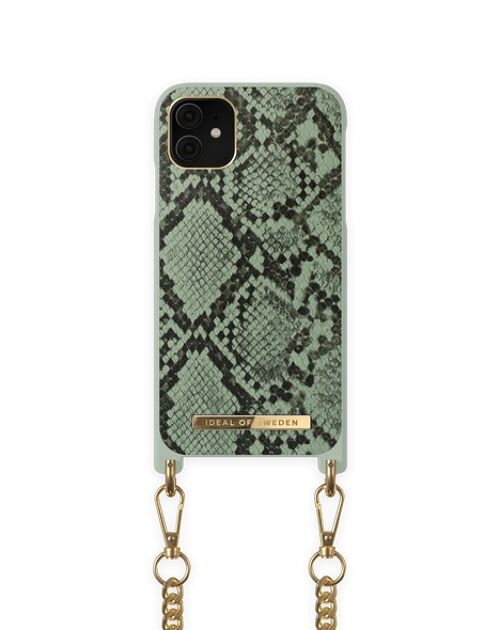 Necklace Case iPhone 11/XR Khaki Python