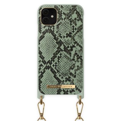 Collana Custodia iPhone 11/XR Khaki Python