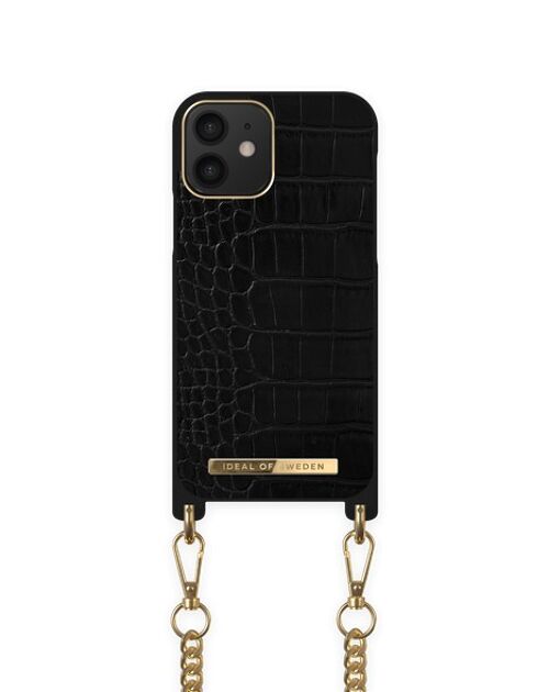 Necklace Case iPhone 12/12 PROJet Black Croco