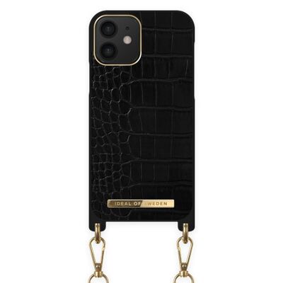 Necklace Case iPhone 12/12 PROJet Black Croco