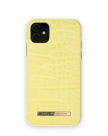 Atelier Coque iPhone 11/XR Citron Croco 2