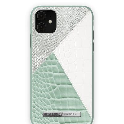 Atelier Custodia iPhone 11/XR Palladiana Serpente Menta