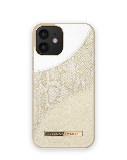 Atelier Case iPhone 12/12 PRO Cream Gold Snake