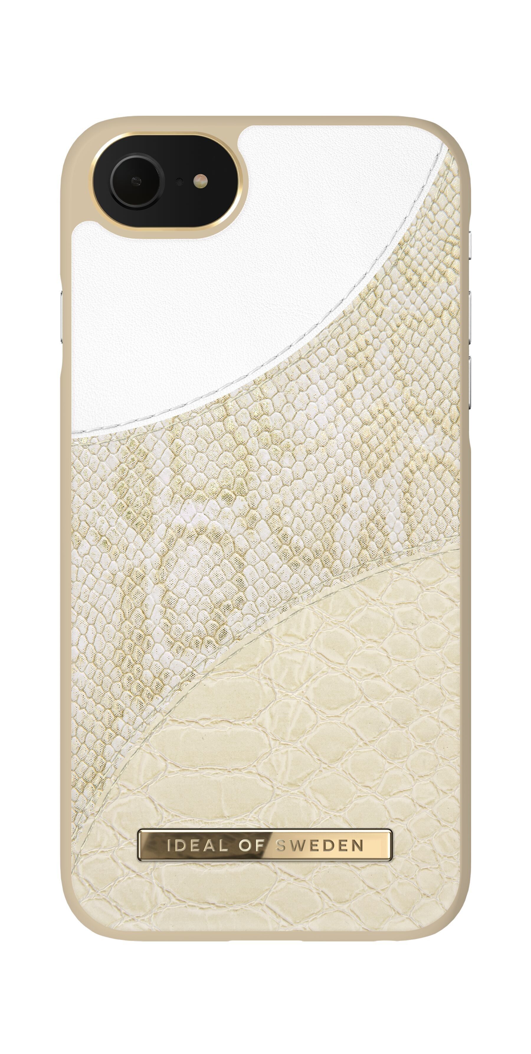 Atelier Case iPhone 8/7/6/6S/SE Cream Gold Snake