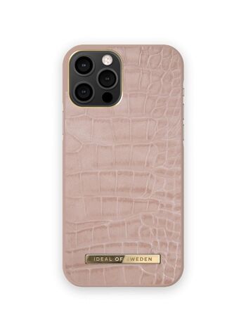 Atelier Coque iPhone 12/12 PRO Rose Croco