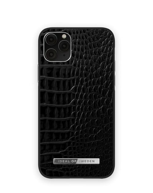 Atelier Case iPhone 11 PRO/XS/X Neo Noir Croc Slvr