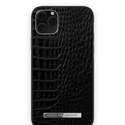 Atelier Case iPhone 11 PRO/XS/X Neo Noir Croc Slvr