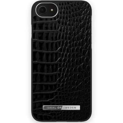 Atelier Case iPhone 8/7/6/6S/SE Neo Noir Croc Slvr