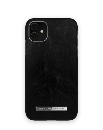 Atelier Coque iPhone 11/XR Noir Brillant Argent 1