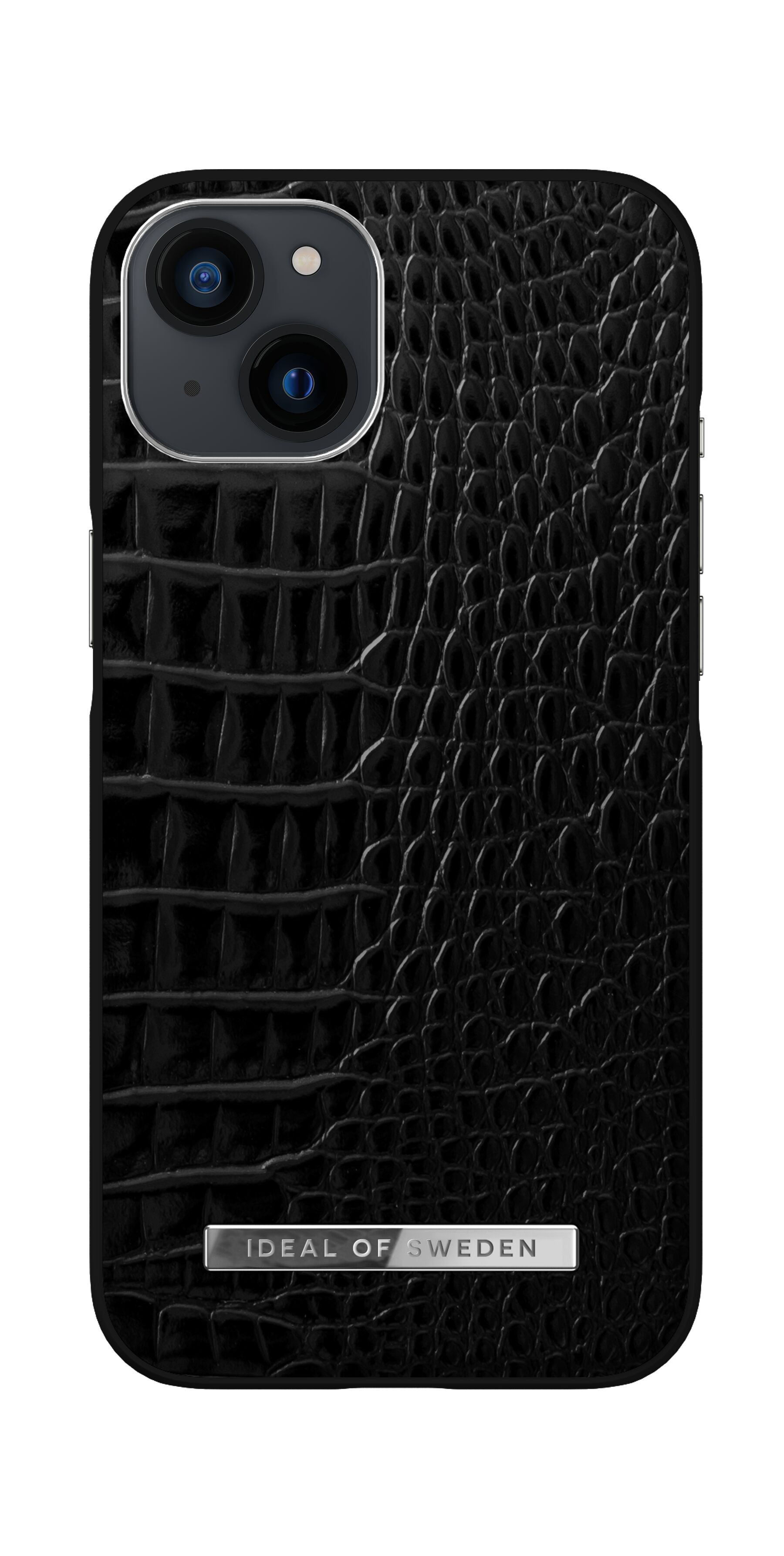 Atelier Case iPhone 13 NeoNoirCrocSilvr