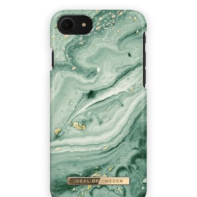 Fashion Case iPhone 8/7/6/6S/SE Mint Swirl Marble