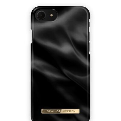 Fashion Case iPhone 8/7/6/6S/SE Schwarzer Satin