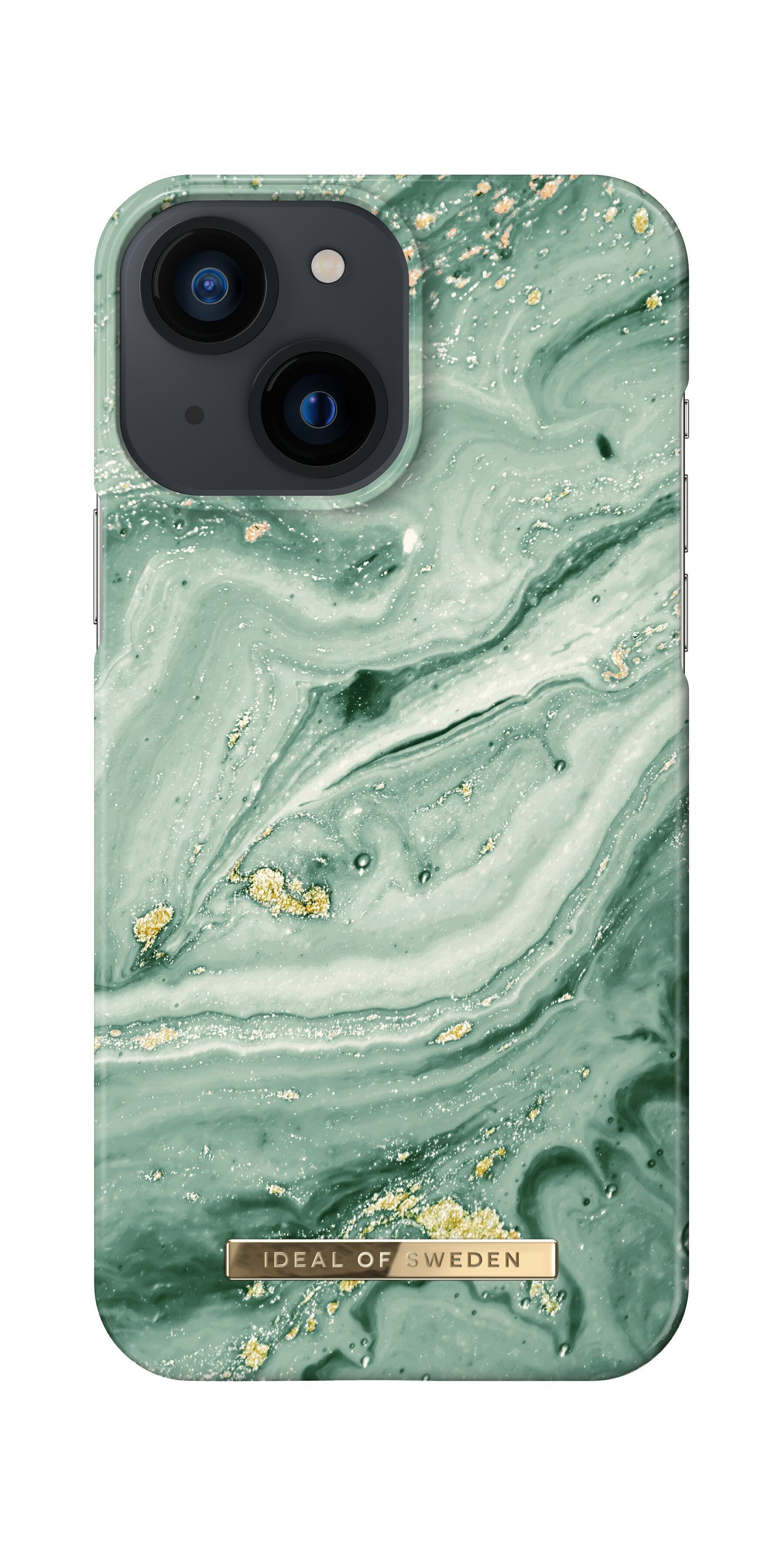 Fashion Case iPhone 13 Mini Mint Swirl Mrbl