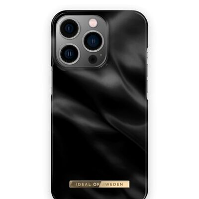 Custodia alla moda per iPhone 13 Pro nera satinata