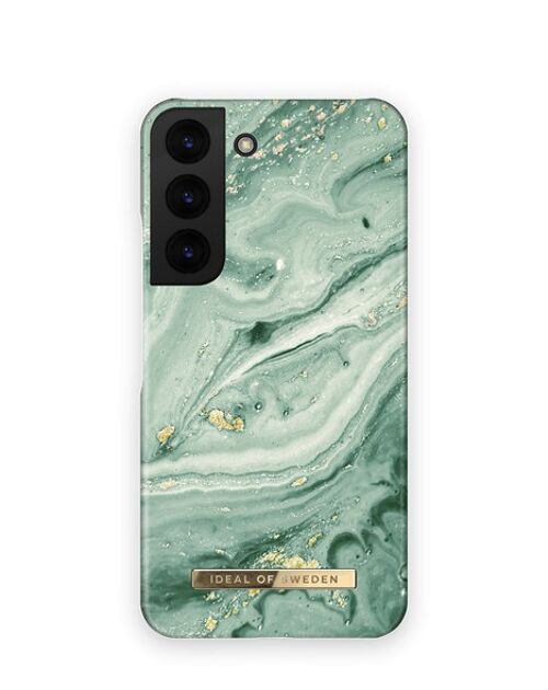 Fashion Case Galaxy S22 Mint Swirl Marble