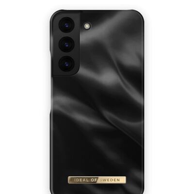 Fashion Case Galaxy S22 Noir Satiné