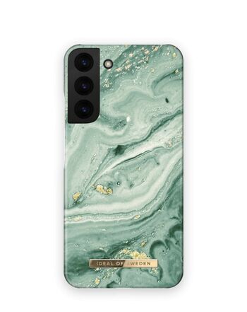 Fashion Case Galaxy S22P Mint Swirl Marble