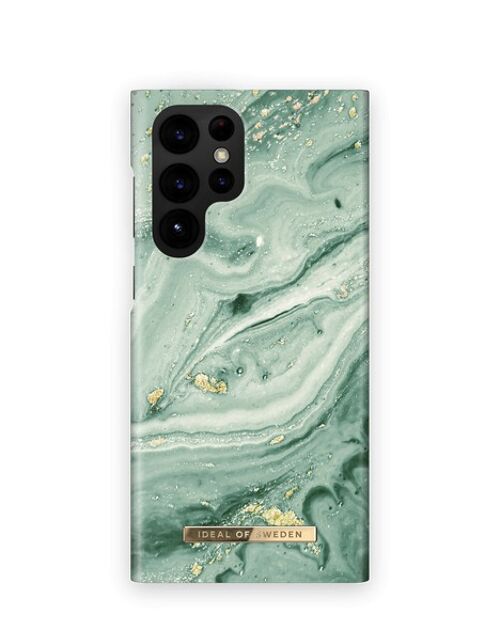 Fashion Case Galaxy S22U Mint Swirl Marble