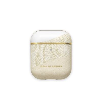 Atelier AirPods Case Cream Gold Snake