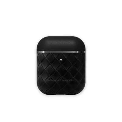 Funda Atelier Airpods Trenzado Onyx Negro