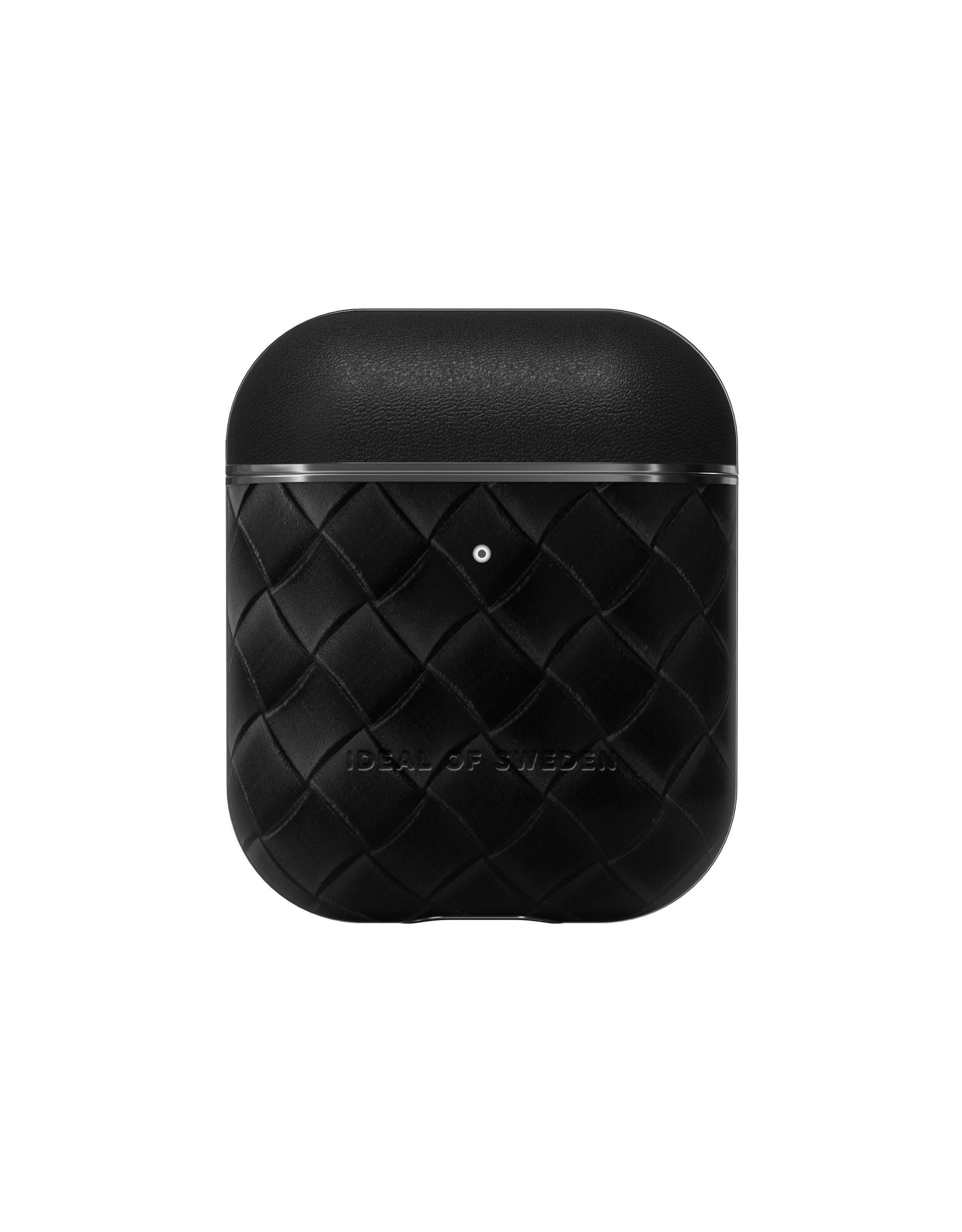 Atelier Airpods Hülle Geflochten Onyx Schwarz