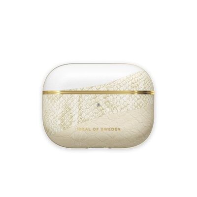 Atelier AirPods Custodia Pro Cream Gold Snake