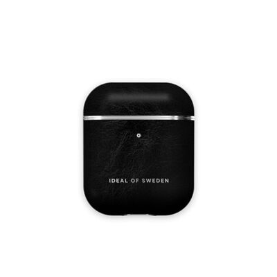 Atelier AirPods Case Glossy Black Silver