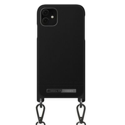 Custodia da collo per telefono Atelier iPhone 11/XR Onx Bk