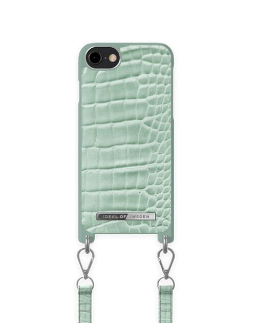 Atelier Necklace Case iPhone 8/7/6/6S/SE Mint Croc