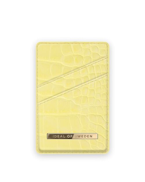 Atelier Magnetic Card Holder Lemon Croco