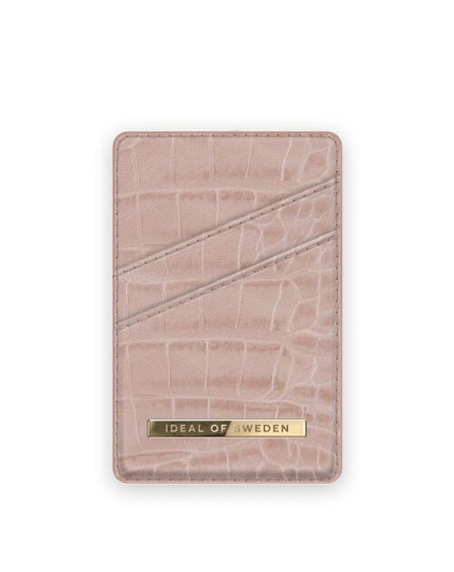 Atelier Magnetic Card Holder Rose Croco