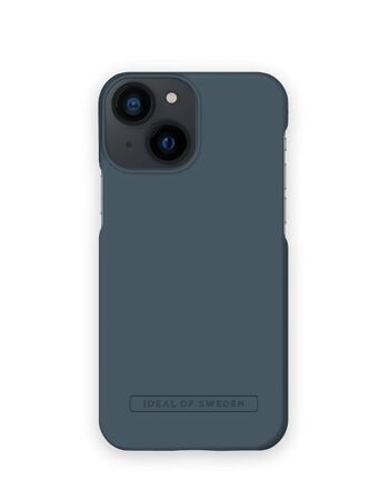 Coque transparente iPhone 13 MINI Bleu nuit