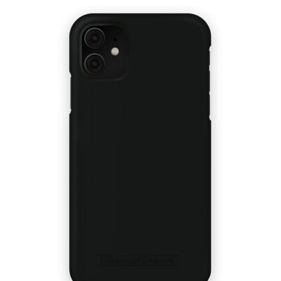 Coque transparente iPhone 11/XR Charbon Noir